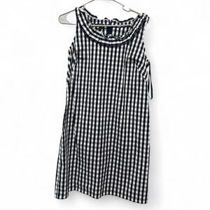 Talbots Black and White Gingham Kids Dress